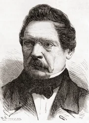 Henri-Gustave Delvigne, z The Wonders of Science, opublikowany ok. 1870 (grafika)
