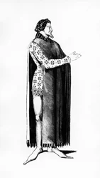 Ilustracja zaczerpnięta z Historii kostiumów we Francji od XVIII wieku autorstwa Julesa Etienne