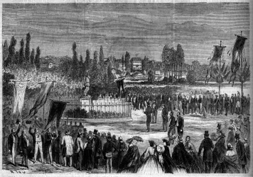Inauguracja pomnika Bernarda Palissy