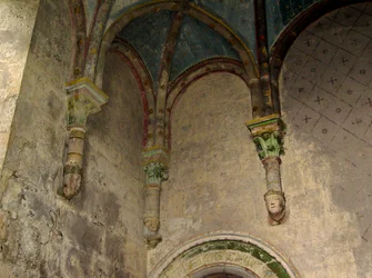 Wnętrze kościoła św. Hilaire Wielkiego, Poitiers