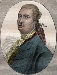 James Bruce, szkocki podróżnik i pisarz podróżniczy (1730-1794) - James Bruce Szkocki dyplomata, odkrywca i geograf (1730-1794) - ilustracja zaczerpnięta z „Wielkich żeglarzy XVIII wieku””