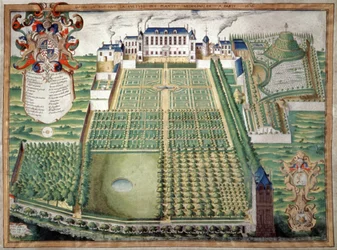 Jardin des Plantes, Paryż. 1636 (akwarela)
