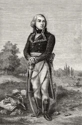Jean-Baptiste Jourdan, z „Histoire de la Revolution Francaise” Louisa Blanca (1811-82)