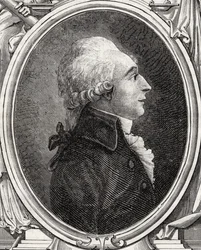 Jean-Baptiste du Val-de-Grace, baron de Cloots, z "Histoire de la Revolution Francaise" Louisa Blanc (1811-82).