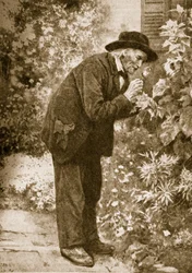 Jean-Henri Fabre obserwujący owady