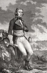 Jean Victor Marie Moreau (1763-1813) z ryciny Parmentiera, z „Histoire de la Revolution Francaise” Louisa Blanca (1811-82) 1847-62