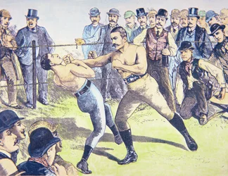 John L. Sullivan przeciwko Charliemu Mitchellowi 10 marca