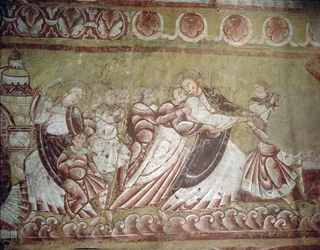 Judasz całujący Chrystusa (fresk) (detal 95750)
