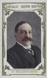 Klotz, minister spraw wewnętrznych (kolorowe zdjęcie)