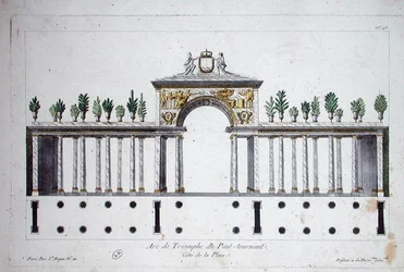 Łuk Triumfalny du Pont Tournant (kolor lito)