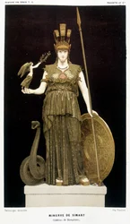 La Minerve de Simart - w „”Historii Greków”” Victor Duruy 1887.