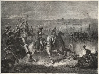 Bitwa pod Lonato: podczas kampanii włoskiej Napoleon pokonuje Austriaków dowodzonych przez Wurmsera, zmuszając ich do odwrotu do Mantui. Nazywana także drugą bitwą pod Castiglione. 3 sierpnia 1796 roku. Nowa Encyklopedia Narodowa Maurice
