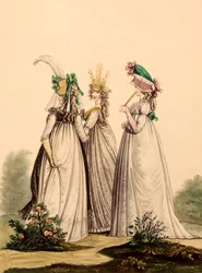 Odzież damska w dzień – Modes Anglaises, 1795