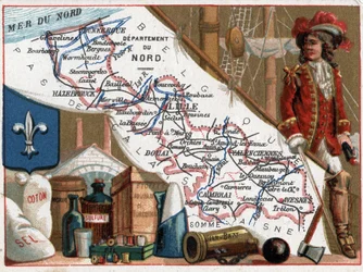 Le Nord (59), Nord Pas De Calais (Nord-Pas de Calais), Francja. Portret Jeana Barta (Jan Bart lub Jan Baert