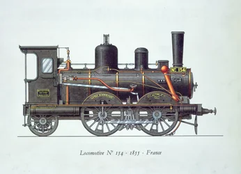 Lokomotywa nr 154, 1855