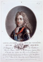 Louis-Joseph, Duc de Vendome, z Portretów wielkich ludzi, wybitnych kobiet i pamiętnych poddanych Francji, opublikowanych w latach 1787-92