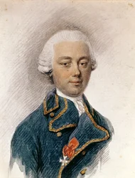 Louis Antoine de Bougainville (1729-1811) jako młody mężczyzna, ok. 1755