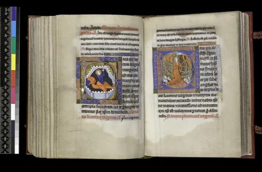 MS 300 f.206v-207r, Sufrażystka do św.