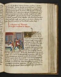 MS Hunter 252 143r Strona z Hundred New News, c.1461-62