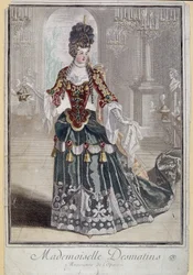 Mademoiselle Desmatins, muzyk (śpiewak) Opery - grawer