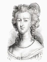 Marie Antoinette, z Historii Francji, wydana ok. 1880