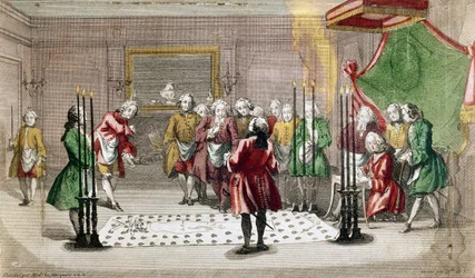 Ceremonia masońska we Francji