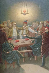 Spotkanie karbonariuszy, ok. 1815-30