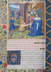 pani 1581 f. 897v Ilustracja z księgi XX (Od Fadusa prokuratora do Florusa), rozdział 1 Starożytności Żydów (Antiquitates Judaicae) Józefa Flawiusza - Jak po śmierci Agryppy,