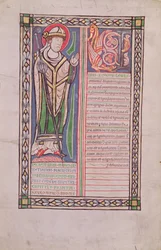Ms 186 Fol.2v Pierre Lombard Biskup Paryża, z Księgi Czterech Sentencji (Księga Sentencji), c.1160