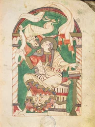 Ms 24 fol.53 Św. Marek, z ewangelii z opactwa Corbie