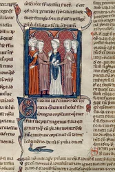 Ms 372 fol.168 Scena weselna z Decrets de Gratien