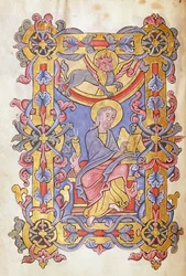 Ms 479 fol.53 Św. Marek, z Ewangelii opactwa de Cysoing
