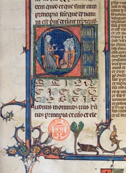 Ms 870 fo.5 Scena szkolna, 1494