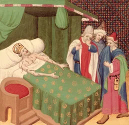 Pani Fr 226 Użycie pijawek, z Dekameronu, Giovanni Boccaccio (1313-75)