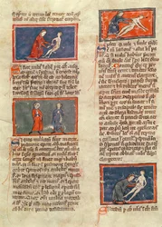 Pani H 89 fol.21v Figury anatomiczne z wydania „Księgi chirurgii” Rogiera de Salerne