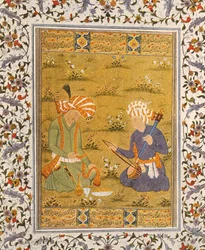 Muzyk, ilustracja do The Arabian Nights, 1895 (kolor grawerowany)