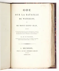 „Oda na bitwę pod Waterloo”, Adrien-Jacques-Joseph Le Mayeur