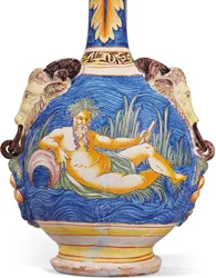 Jedna z pary dwóch tykw, Nevers, ok.1680-1700