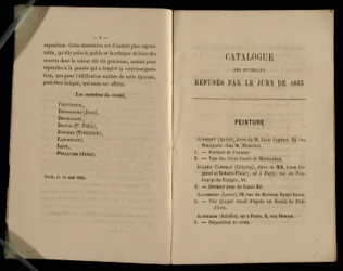 Kapituła Malarstwa, z Salon des Refuses, 1863