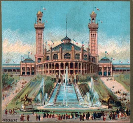 Paryż. Wystawa powszechna z 1889 roku: Trocadero.