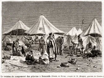 Pielgrzymka pokutna do miejsc świętych od 25 kwietnia do 8 czerwca 1882 r. (rycina)