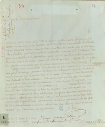 Petycja Aldonze Safe dla zatrudnienia, 1794-95 (pióro i atrament na papierze)