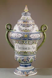 Słoik farmaceutyczny (ceramiczny)