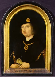 Filip z Kleve (z inskrypcją „Monsour de Ravestein”) ok. 1502-34 (olej na panelu)