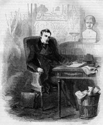 Philippe Paul (Philip-Paul) de Segur (1780-1873), francuski dyplomata i historyk, piszący kampanię rosyjską. Grawerowanie z 1856 roku.
