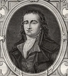 Pierre Gaspard Chaumette (1763-94) z „Histoire de la Revolution Francaise” Louisa Blanca (1811-82)