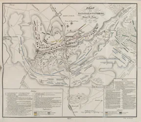 Mapa bitwy pod Waterloo, Mont St Jean