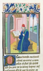 Platon, z Historii filozofów, koniec XV w.