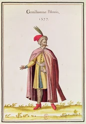 Szlachcic polski, 1577 (kolororyt)