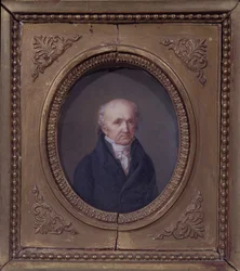 Portret Abrahama-Louisa Bregueta (1747-1823) początek XIX wieku (panel)